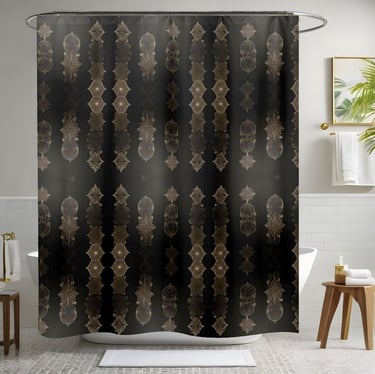 Moroccan Boho Shower Curtain