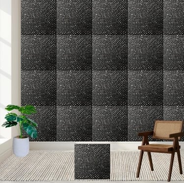 Modern Dirty Black White Particle Floor Wall Ceramic Tile