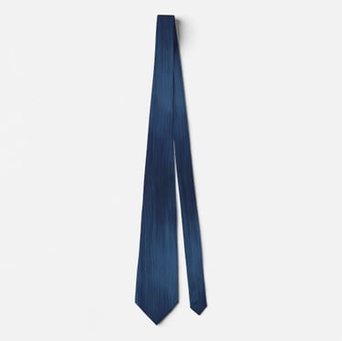 Stylish Everyday Denim Stripe Neck Tie