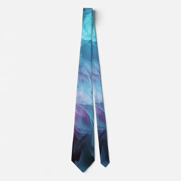 Dynamic Multicolor Smoke Design Neck Tie