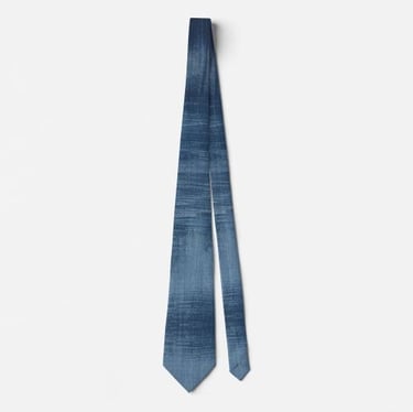 Faded Denim Blue Neck Tie