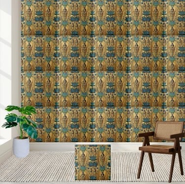Treasures of Tutankhamun Inspired Egyptian Tile