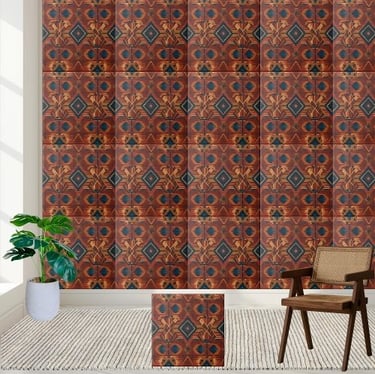Rustic Southwestern Motif Tile