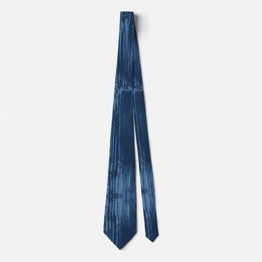 Woven Denim Pattern Neck Tie