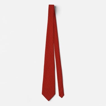 Classic & Versatile Bold Solid Red Neck Tie