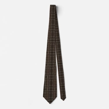Native Boho Earthy Tones Neck Tie