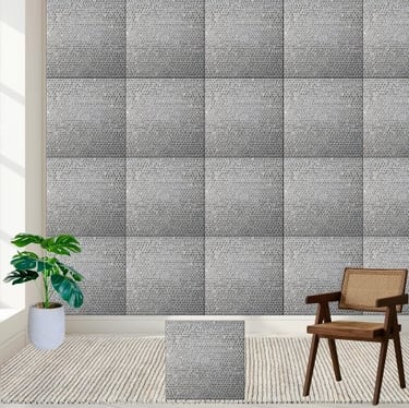 Silver Dotted Stone-like Stylish Floor Textured Ceramic Tile