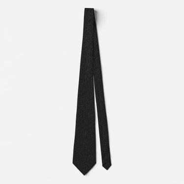 Simple Versatile Black Neck Tie