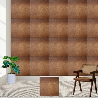 Pecan Caramel Brown Glitter Wall Floor Kitchen Ceramic Tile