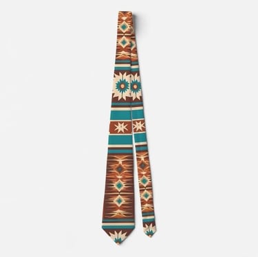 Vintage Inspired Southwestern Neck Tie
