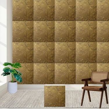 Unique Glamorous Modern Gold Sparkle Ceramic Tile