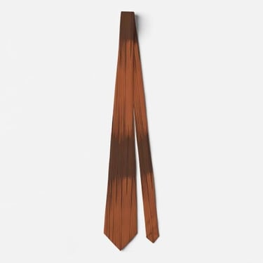 Rustic Earthy Boho Stripe Neck Tie