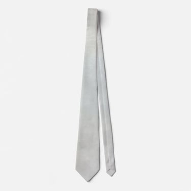 Chic Minimalist Neutral Grey Neck Tie