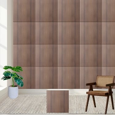 Brown Oak Pattern - Rustic Wood Grain Ceramic Tile