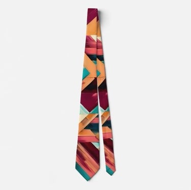 Dynamic Color Shard Neck Tie