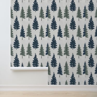 Nature Inspired Woodland Theme Peel and Stick Wallpaper