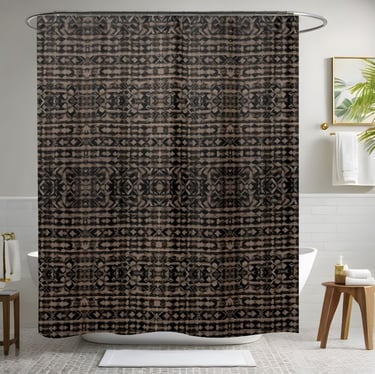 Native Vintage Boho Shower Curtain