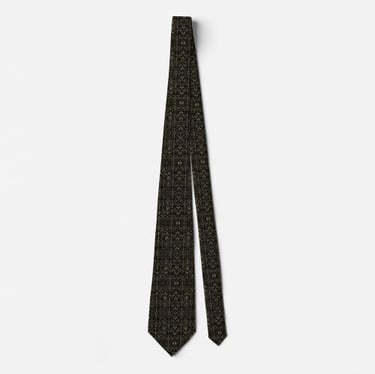 Elegant Black Boho Tie Neck Tie For Weddings