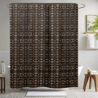 Western Style Boho Shower Curtain