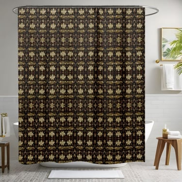 Western Boho Shower Curtain Style 2