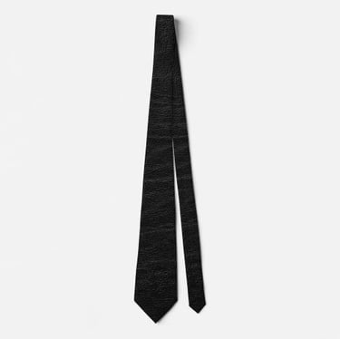 Sleek Black Dapper Neck Tie