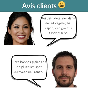 visages et avis clients