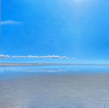 Tableau à l'huile - Le repos