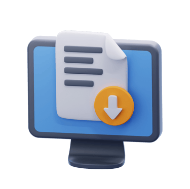 a file being dowloading from a computer