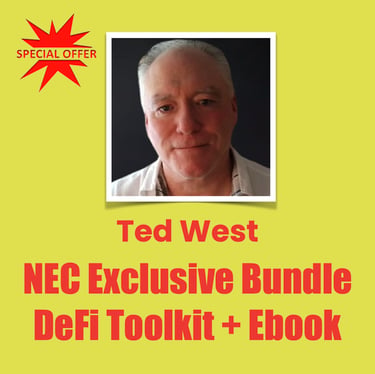 Ted West NEC Exclusive Bundle DeFi Toolkit and Ebook