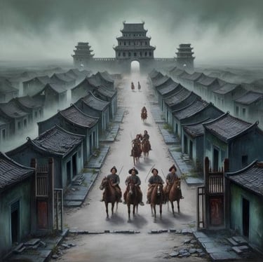 Đội quân Mông Cổ vào tòa thành trống Thăng Long