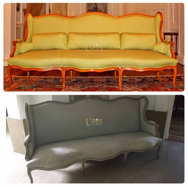 restauracion sillon luis xv
