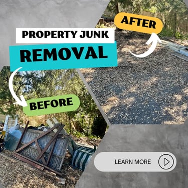 before and after of property clean up