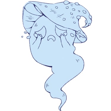 Carte larmes de fantôme