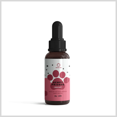 Huile CBD pour animaux saveur Boeuf Novaloa