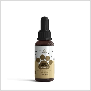 Huile CBD pour animaux saveur Poulet Novaloa
