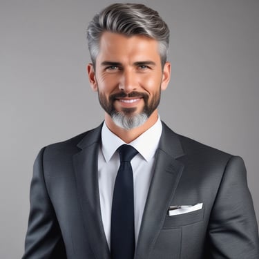 man standing near white wall