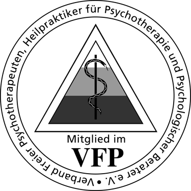 Logo vfp für freie Psychotherapeuten, Heilpraktiker Psychotherapie und psychologische Berater