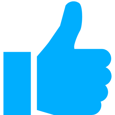 a thumbs up with a thumbs up