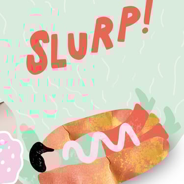 Branding Slurp Liège festi food - post web - par Soleado studio