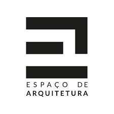 a black and white logo with the letter e