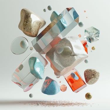 Geodes art resin