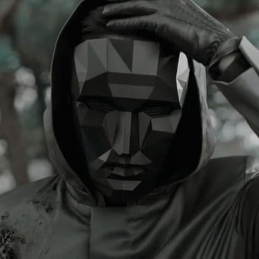 man in a mask