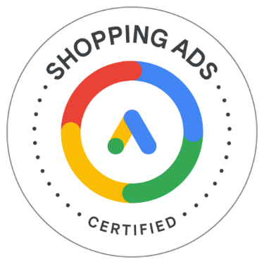 Google shopping ad certification for Bjerke Media