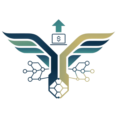 dijital kanallar yoluyla pasif gelir elde etmeye betimleyen bir görsel