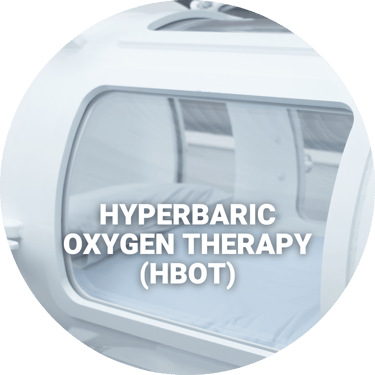 Hyperbaric oxygen therapy chamber HBOT
