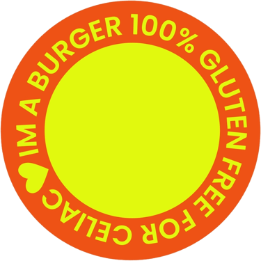 Segell de Flipa Burger 100% sense gluten, apte per a persones celíaques
