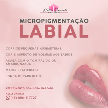 Micropigmentação labial