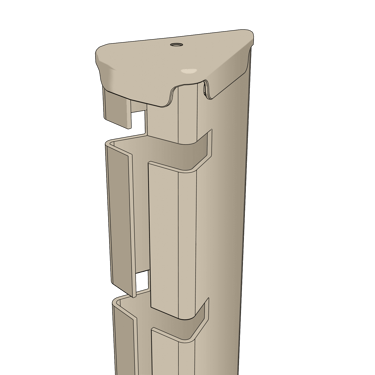 Poteau bastifor