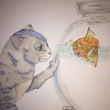 Robert Hedges. Magickarp Sketch