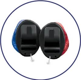 Invisible in canal hearing aid